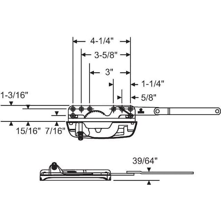 Strybuc Dyad Casement Operator 36-371EN